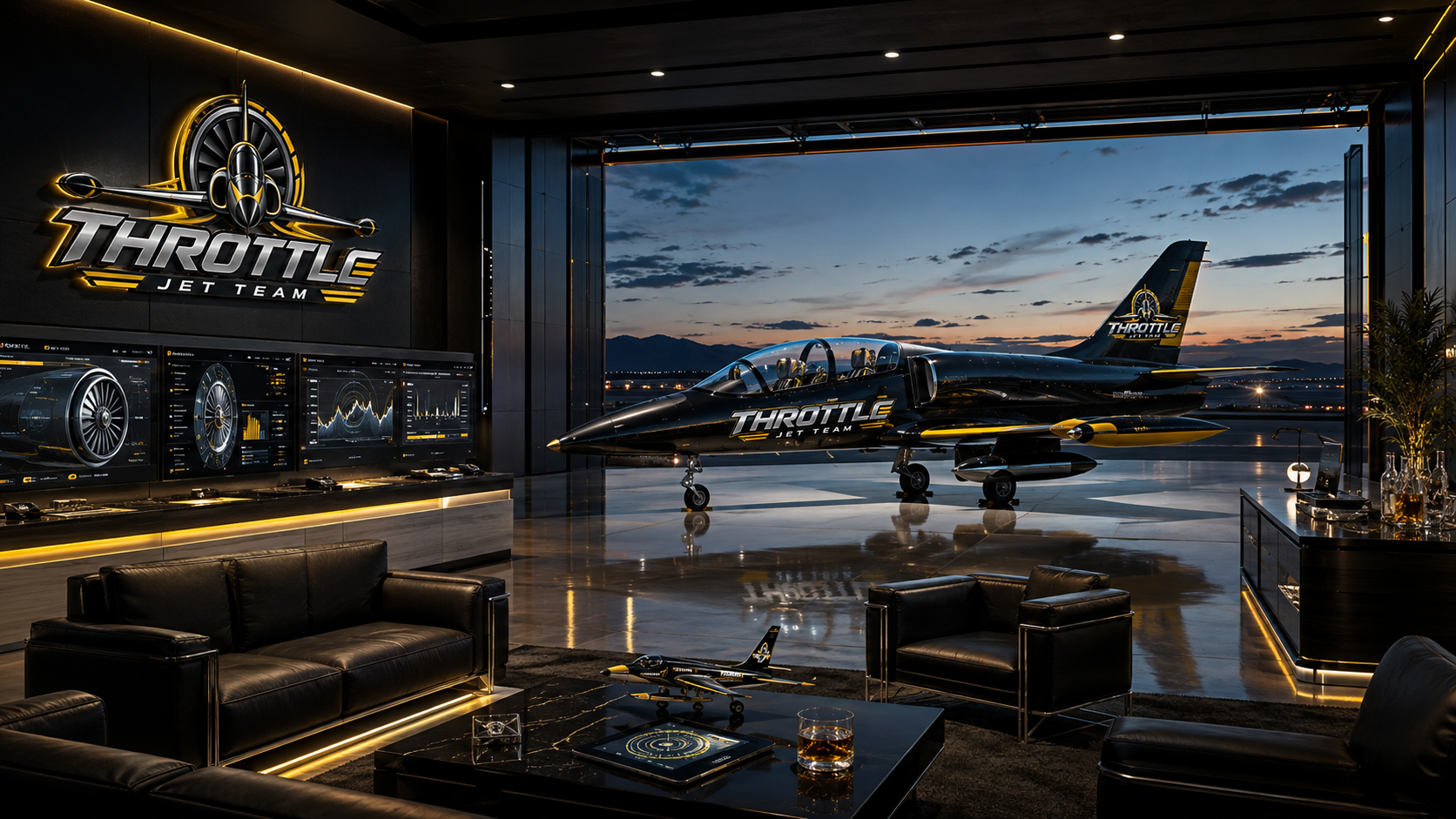 Throttle Jet Team operations and control room